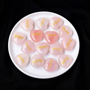 Nouveaux arrivages Cristaux naturels Énergie Pierres précieuses Pierres de guérison Rose Meths Coeur pour la méditation - Product Image 3