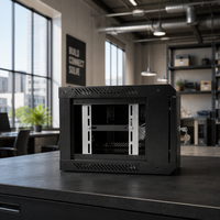 Armoire de serveur réseau murale 6U en métal pour centre de données, boîtier de rangement pour caméras de vidéosurveillance, fabrication en gros