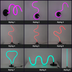 2024 Neue DIY WiFi-fähige DIY RGBW Graffiti Eck lampe Anpassbare Wand leuchte Gaming Stehle uchte - Product Image 2