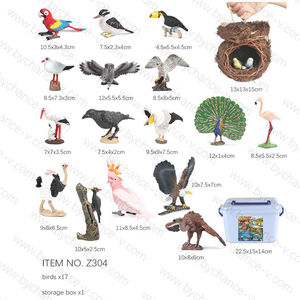 Accessoires de maison de poupée en plastique animaux domestiques figure jouets kits de jeu avec boîte de rangement pour enfants ressources d'apprentissage - Product Image 4