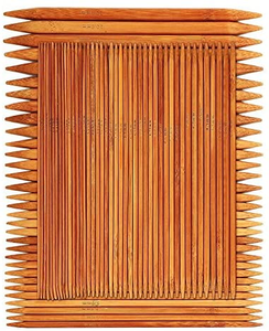 Ensemble d'aiguilles à tricoter Longues aiguilles de laine à double pointe en bambou pour le <span class=keywords><strong>tricot</strong></span> de bricolage pour les projets faits à la main - Product Image 3