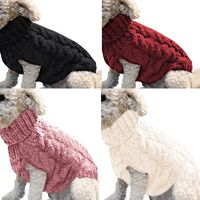 Vêtements pour chiens en laine douce et chaude multicolores en gros pour l'hiver