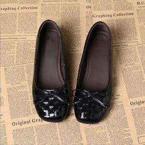 <span class=keywords><strong>Scarpe</strong></span> Mary Jane Extra Larghe da Donna, Taglia Grande, Slip-On, <span class=keywords><strong>Tacco</strong></span> Piatto, Fiocco, Punta Quadrata, <span class=keywords><strong>Scarpe</strong></span> Trendy - Product Image 5