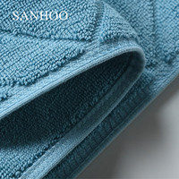 SANHOO Offre Spéciale vague Design serviettes de sol luxe blanc hôtel tapis plats antidérapant tapis de bain serviettes pour salle de bain