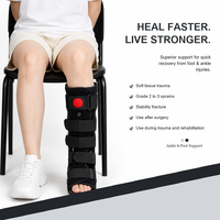 Semelle intérieure en EVA résiliente, semelle extérieure en TPR, TP Air Knee Walker, chaussure de récupération pour traumatismes et réadaptation