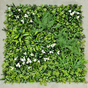 Cỏ bức tường màu xanh lá cây cỏ tường trang trí tường màu xanh lá cây cỏ tường Backdrop gỗ Hoàng Dương tấm Tường nhà máy bức tường hàng rào tấm - Product Image 3