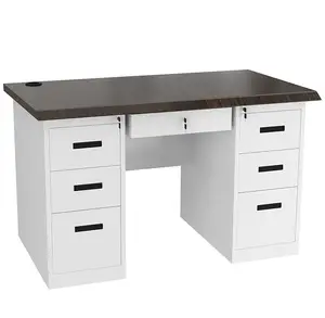 Fashion modern design steel office desk white office desk table desk office