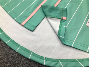 Maillot de baseball d'usine OEM, vente en gros d'uniforme de baseball vintage rayé rose avec design par sublimation bon marché - Product Image 6