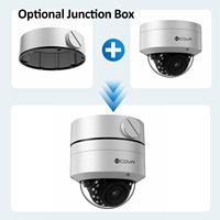 4COVR 12Mp Security Camera Audio 6K Outdoor AI Intrusion Face Detection Audio PoE NVR System Home Business CCTV Surveillance