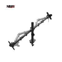 Support de montage réglable pour moniteur de bureau, double support, bras de moniteur, Offre Spéciale