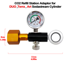 อะแดปเตอร์เติมแก๊สสำหรับถัง SodaStream Quick Connect ไปยังถัง CO2 รุ่น W21.8 CGA320 - Product Image 3