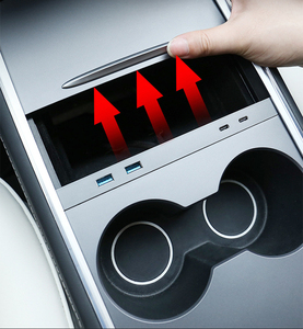 27W 4 in2 4 in 2 4 in 1 tipo c type-c caricatore di ricarica usb docking station hub per <span class=keywords><strong>Tesla</strong></span> Y modello 3 tipo c hub di ricarica. - Product Image 4