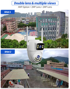 Outdoor 4MP IP Wireless Security Camera Dual Screen <strong>Auto</strong> Tracking Pan-Tilt Human <strong>Motion</strong> <strong>Detection</strong> Night Vision SD Card Supports - Product Image 5
