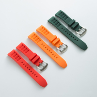 Venta Directa de Fábrica, Correas de Reloj de Silicona Deportivas Personalizadas de Alta Calidad, Resistentes al Agua, para Relojes Inteligentes de 20 y 22 mm, Correas de Goma Suave
