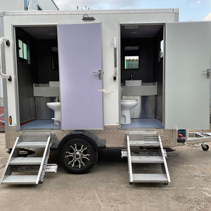 โครงสร้างเหล็กสำเร็จรูปแบบพกพาสำหรับใช้ในห้องน้ำห้องน้ำภายนอกห้องน้ำสาธารณะฝักบัวสำหรับใช้ในสำนักงานห้องน้ำทำแซนวิช - Product Image 1