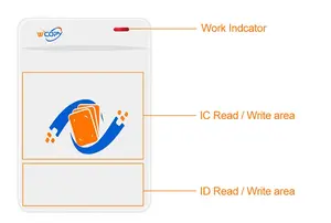Lector, Grabador, Copiador y Duplicador RFID de 125KHz y 13.56MHz, Programador Encriptado USB UID T5577, Compatible con Tarjetas de Proximidad, Teléfonos NFC y Pulseras - Product Image 5
