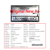 Pantalla LCD de 27 Pulgadas, 2560*1440, EDP 30 Pines, 60Hz, Repuesto para LM270WQ1 SDA1 SDA2 LM270WQE SSE1 LM270WQD SSC2 ME270QHB NF5 ME270QHB N10