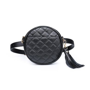 <span class=keywords><strong>Borsa</strong></span> a Tracolla Circolare con Motivo Personalizzato OEM, <span class=keywords><strong>Borsa</strong></span> da Vita Rotonda in Pelle PU per Donne - Product Image 3