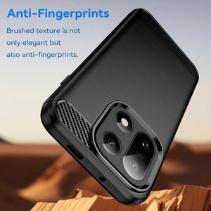 Coque de téléphone professionnelle pour <span class=keywords><strong>OnePlus</strong></span> 15, texture carbone brossé, antichoc, en gel TPU souple, pour <span class=keywords><strong>OnePlus</strong></span> 15T 15R - Product Image 4