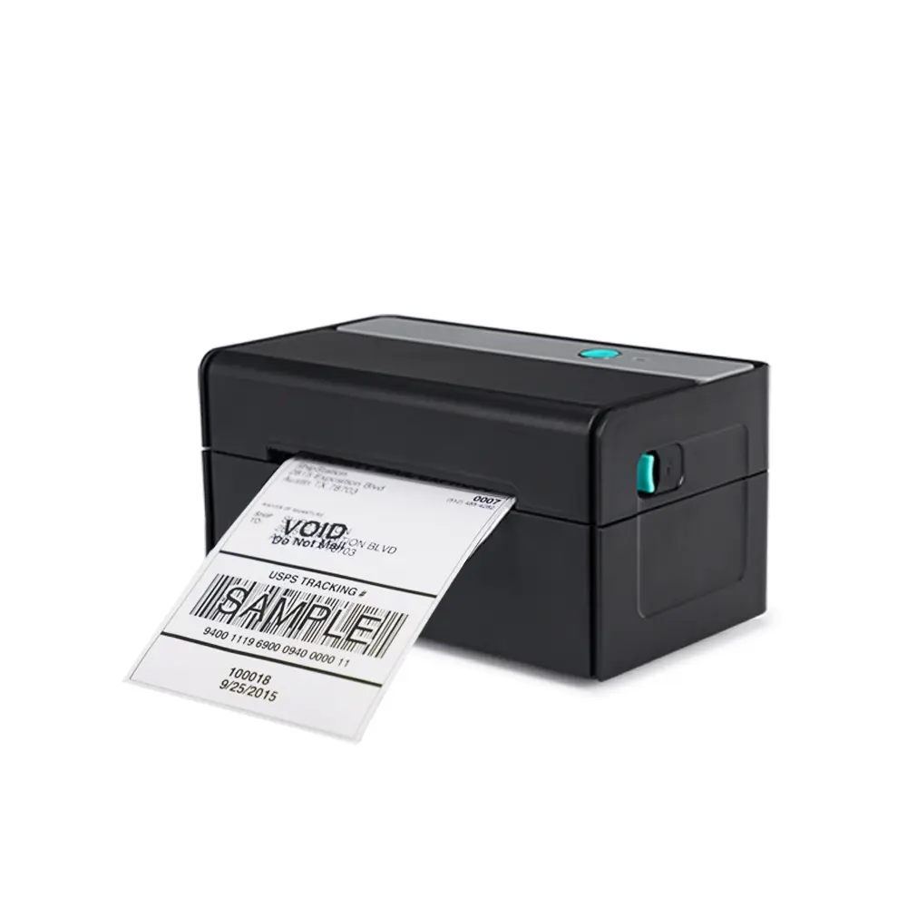 IPRT & Beeprt 110mm termal barkod etiketi nakliye etiketi FBA mavi-diş + USB ile