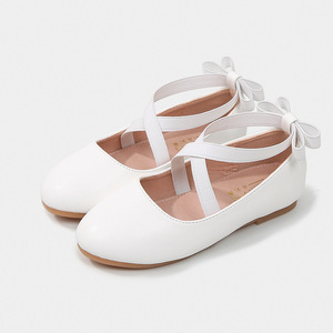 Chaussures de Danse de Performance Princesse Style Western Filles Nouvelle Collection Semelle Souple Cuir Poudré Or Argent Scintillant Été - Product Image 1