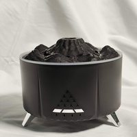 Humidificateur d'air miniature portable pour la maison, humidificateur ultrasonique aromathérapeutique, diffuseur de parfum, humidificateur à flamme, diffuseur d'huiles essentielles