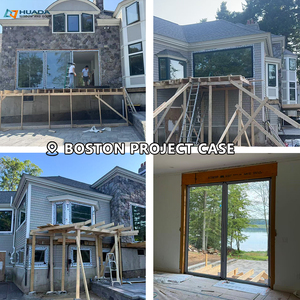 אמריקן חלונות אלומיניום סטנדרטי הטייה ופנה חלונות פרויקט וילה אטומים לרעש פריצה תרמית חלונות מעטפת אלומיניום - Product Image 4