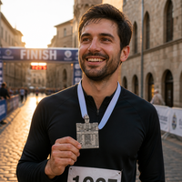 Medalla de Plata Antigua Personalizada OEM ODM, Medalla Cuadrada con Relieve 3D para Carreras de Trail y Maratones, Premio para Finalistas con Cinta