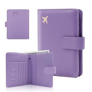 Factory Price PU Leather RFID Blocking Passport <b>Holder</b> & Travel <b>Wallet</b> with Custom Logo Packaging Low MOQ 10pcs 11*15CM - Product Image 2