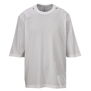 T-shirt à manches courtes en coton 100% pour homme, style streetwear décontracté, hip-hop, sport, jogging, jersey uni, surdimensionné, Rick Luxury Fashion - Product Image 4
