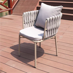 समायोज्य आधुनिक रतन रस्सी कुर्सी पोर्टेबल यूरोपीयन शैली वाटरप्रूफ विश्राम सीट - Product Image 2