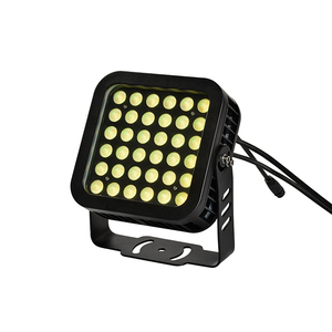 ETL ברשימה נוף חזית אור IP65 <span class=keywords><strong>LED</strong></span> מקרן חיצוני DMX512 נשלט rgbw <span class=keywords><strong>led</strong></span> מבול אור