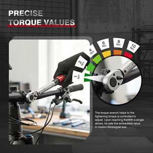 Llave Dinamométrica de 1/2 Pulgada, 20-220N.M, Llave de Trinquete Manual Profesional para Automóvil, Llave Dinamométrica Ajustable en Venta - Product Image 4