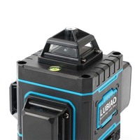 Niveau Laser Professionnel 360 Degrés 3D Rotatif Croix Autonivelant avec Faisceau Vert 50m pour Projets Industriels et DIY en Promotion
