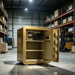 Precio al por mayor de fábrica: Caja fuerte digital electrónica de acero grande para hoteles, oficinas y familias, con compartimento metálico integrado. - Product Image 1