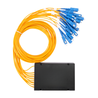 Module ABS professionnel, séparateur PLC 1x2 1x4 1x8 1x16 1x32, boîte de séparation de fibres optiques SC/FC APC/UPC, cassette de séparation de fibres optiques