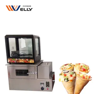 빠른 배달 피자 콘 성형 메이커 오븐 피자 제조 기계 레스토랑 가격