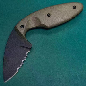 มีดตั้งแคมป์กลางแจ้ง KB TDIHinderer คุณภาพสูง ผลิตจากเหล็กกล้าไร้สนิม แบบตรง ไม่คม  ขนาด 4.8 มม. สำหรับงาน DIY และอุตสาหกรรม - Product Image 5