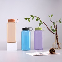 Botella de Agua Reutilizable de Tritán de 1000 ml para Exteriores, Ecológica, Grande, para Hidratación Diaria, con Pajita Abatible, Tapa Antiderrames, Logotipo Personalizado