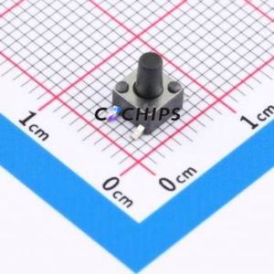 TS-1091S-A8B2-C1D2 Tactile Switch SMD Switch Single Pole Single Throw Round Button 1.8N 4.5mm - Product Image 1