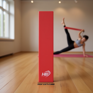 Placa de Tensión Roja de 2000*150*0.55MM y 145G para Correas de Tensión y Cuerdas de Yoga - Product Image 3