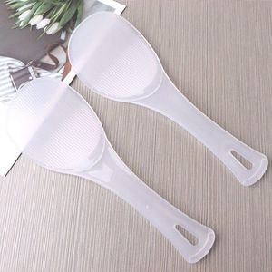 Rice Cooker Rice Scoop Thickened Non Stick Plastic Semi Transparent Large Kitchen Spoon For Serving Rice - Product Image 1