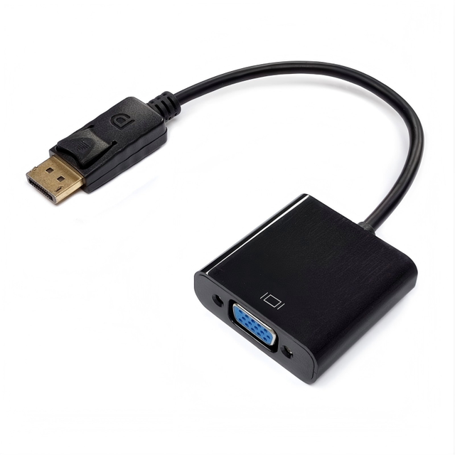 BEST SELLING High Quality Golden Plated 1080P Mini DP VGA  DVI Adapter Active Male Female Converter 16mm Cable HDTV Laptop
