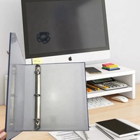 Papeterie de bureau personnalisée avec logo promotionnel, classeur à anneaux en papier fait main A4 avec surface brillante/mate/givrée, impression UV/offset