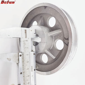 Alüminyum alaşımlı volan kasnağı kum çarkı döküm takım parçaları için hava kompresörü - Product Image 3