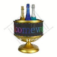 NUEVO Exhibidor LED Programable con Desplazamiento, Pantalla VIP, Glorificador de Botellas, Luz de Club, Exhibidor de Mensajes, Presentador de Botellas de Metal