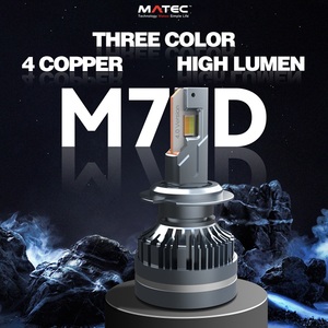 <span class=keywords><strong>2025</strong></span> matec đa màu <span class=keywords><strong>Led</strong></span> Đèn Pha H4 H7 H11 <span class=keywords><strong>RGB</strong></span> <span class=keywords><strong>LED</strong></span> <span class=keywords><strong>Bulb</strong></span> 6000LM xe đèn pha cho màu xanh điều khiển răng - Product Image 3