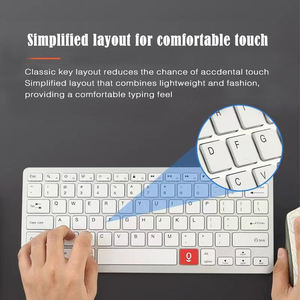 Clavier sans fil ergonomique Bluetooth AI intelligent avec disposition nordique suédoise personnalisée Azerty Qwerty pour Surface Pro - Product Image 4