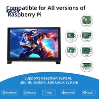 Módulo de Pantalla Táctil Capacitiva LCD IPS MIPI-DSI de 7/5/4.3 Pulgadas y 800*480 para Raspberry Pi