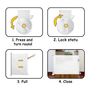 Prodigy Modern Katlanabilir Metal Şömine Güvenlik Bariyeri Düğme Kapatmalı - Küçük Hayvanlar İçin Sağlam ve Kolay Kurulumlu Oyun Alanı - Product Image 6